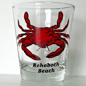 Rehoboth Beach Delaware Crab Collectible Shot Glass Barware Souvenir Drinkware‎